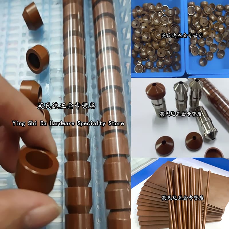 Imported Vespel-PI rod/sheet PI thermal pipe insulation cap brown SP-1 polyimide rod custom processing