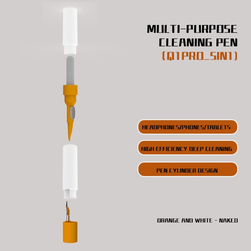 New Cross-Border Bluetooth Earbuds Cleaning Pen, Complete Cleaning Set, Dust Cleaning Pen, Multifunctional