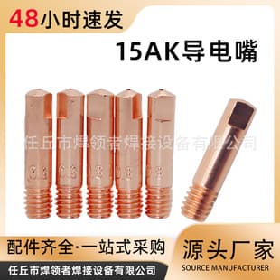Wholesale European 15AK Contact Tip Binzel Style MIG Welding Accessories Wire Guide Tip Gasless Welding Torch 14AK Contact Tip