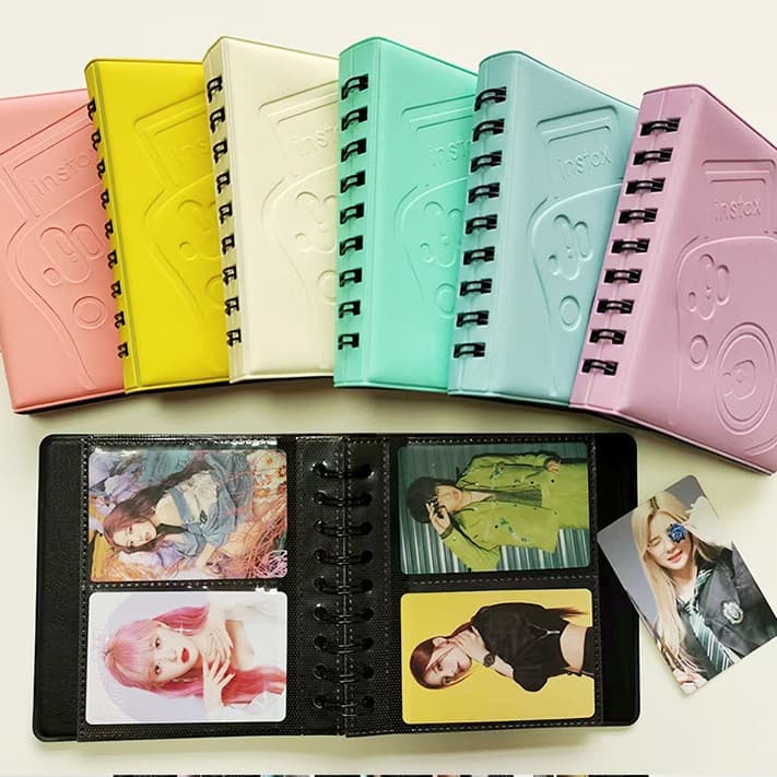 Ins style double grid polaroid interstitial fashion mini card book simple American coil 60 into 3 inch photo album