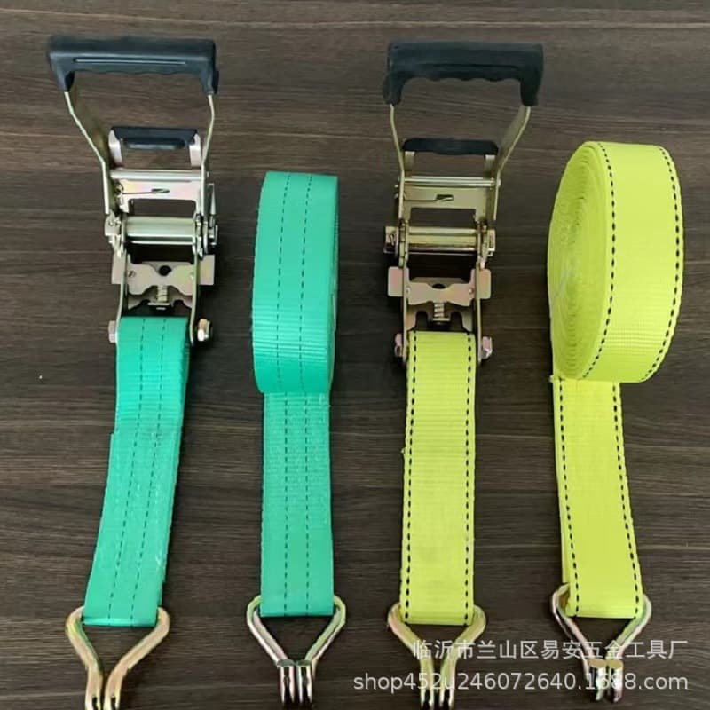 Wholesale self-produced thickened polyester bundling straps, high-strength thickened bundling straps, tighteners, tensioners, trailer straps, brake ropes