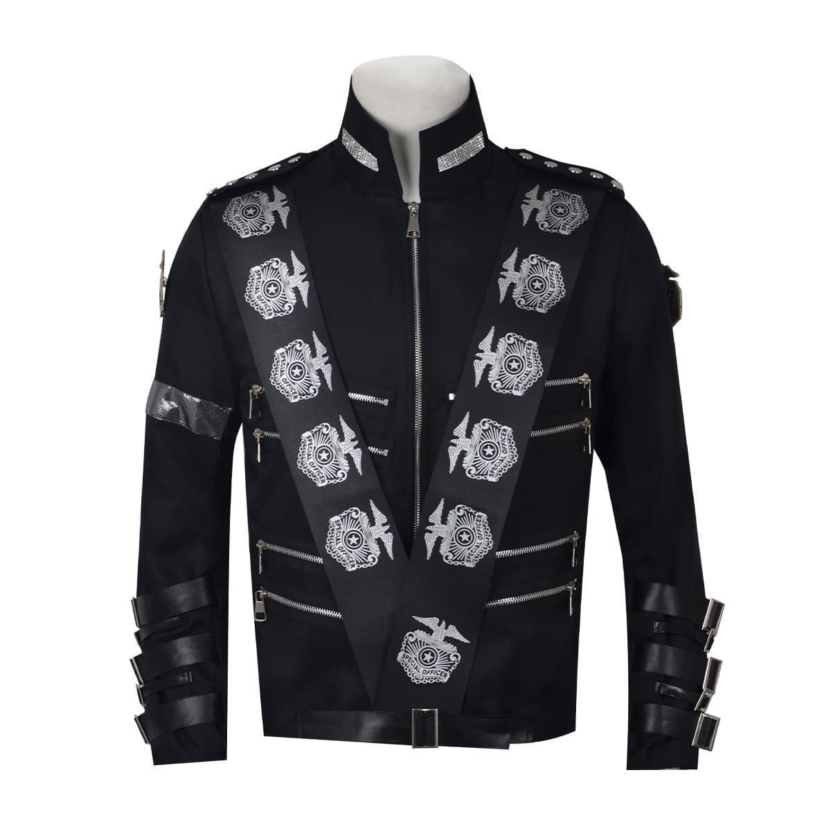 Halloween New Style MJ Michael Jackson Jacket Cosplay Costume Michael Concert Stage Cosplay Costume