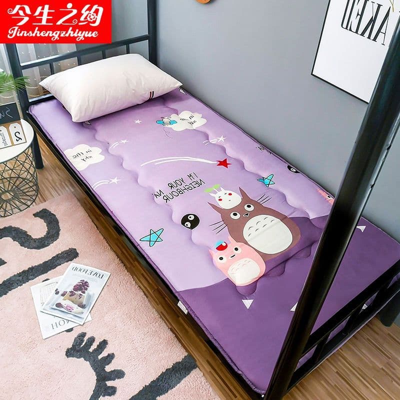 Thick Student Dorm Mattress, Tatami Children's Single/Double Mattress, Foldable Floor Bedding for Bunk Beds
