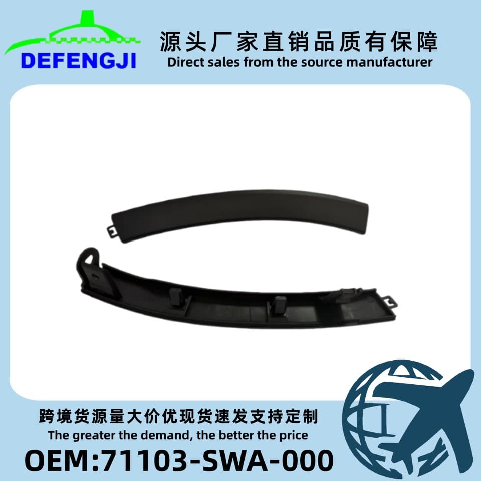 Defengji Wholesale 71103-SWA-000 Front Bumper Small Wheel Arch Trim Strip for 2007-2011 CRV