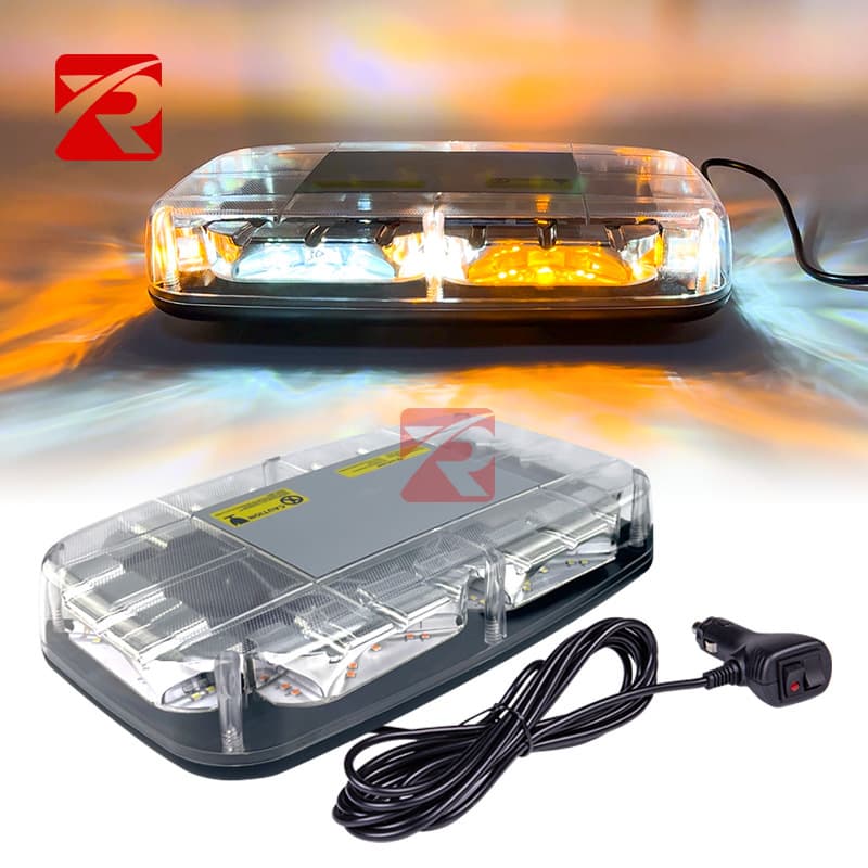54 LED Short Row Warning Light, Truck, Cargo Truck, Rescue Vehicle Ceiling Mount Strobe Light, Roof Warning Light, Ceiling Mount Warning Light