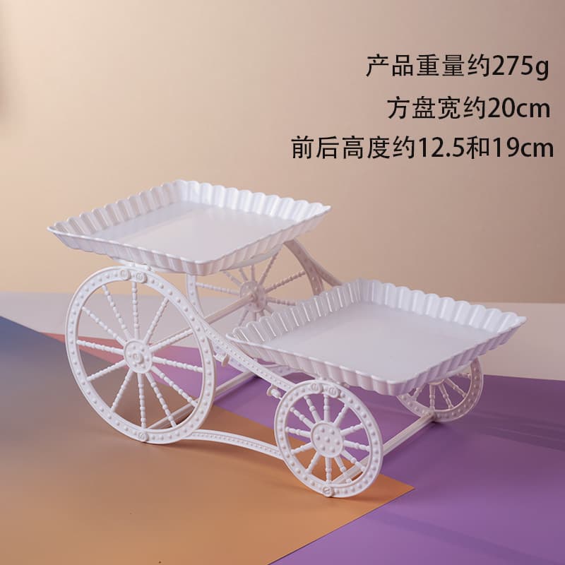 Foreign Trade Multi-Layer Birthday Dessert Stand Tray Display Rack Desktop Living Room Coffee Table Display Pastry Dessert Stand Fruit Plate