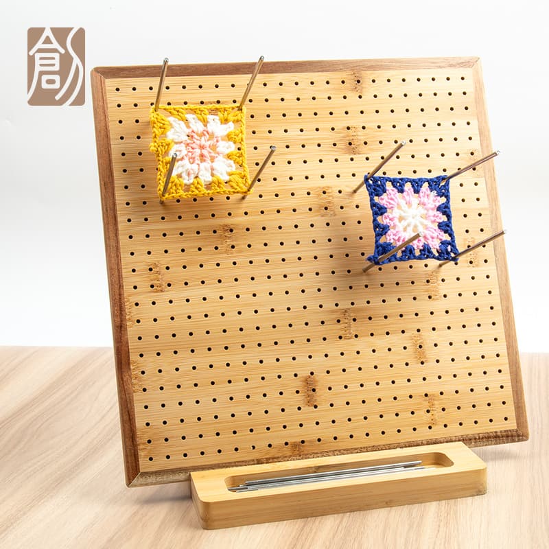 Cross-border Yarn Crochet Tool Shaper Hand Knitting Crochet Flower Piece Hole Board Shaper Knitting Crochet Hook
