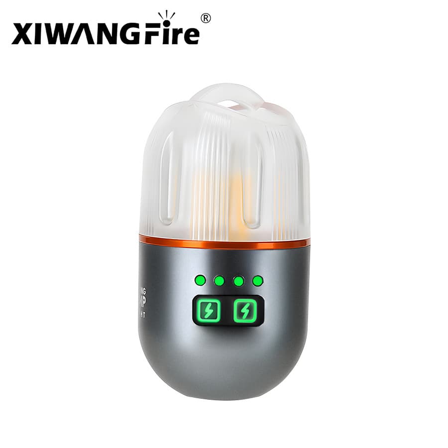 Cross-border New Multi-functional Outdoor Camping Light Tent Warm Light Magnetic Bright Long-Range Mini Portable Small Flashlight