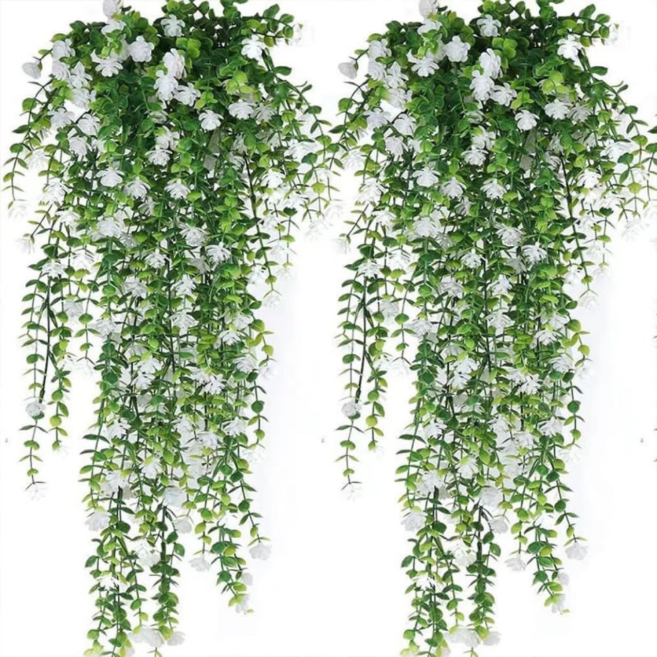 Eucalyptus Plastic Flower Vine Camellia Wreath Living Room Outdoor Artificial Flowers Rose Home Decor