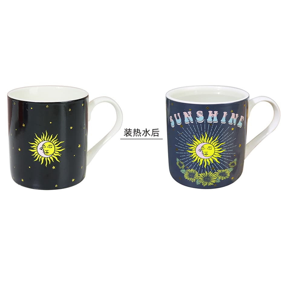 Creative Temperature-Sensitive Color-Changing Cup Gift Ceramic Color-Changing Cup Temperature-Changing Heat-Changing Water Mug Manufacturer