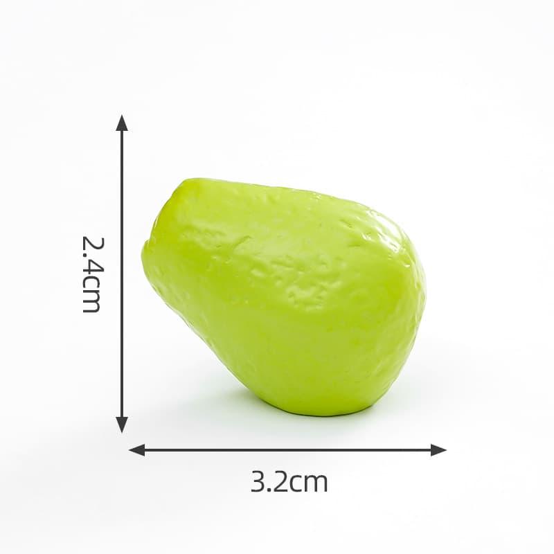 Creative Simulated Food Play Peach and Wax Apple Fruit DIY Decoration Blind Bag Accessory Miniature Landscape Desktop Figurine