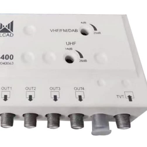 Alcad Signal Amplifier Al-400 Amplifier VHF UHF CATV