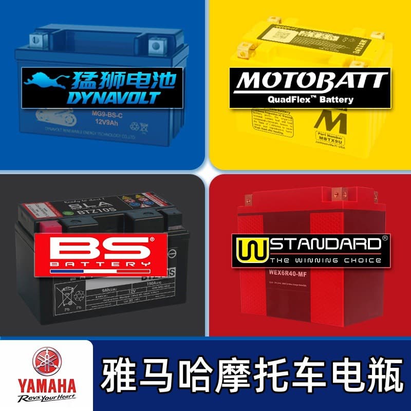 Suitable for Yamaha Yamaha BWS100 Lingying Qiaoge i JOG100 EFI Xuying 125 battery 12v battery