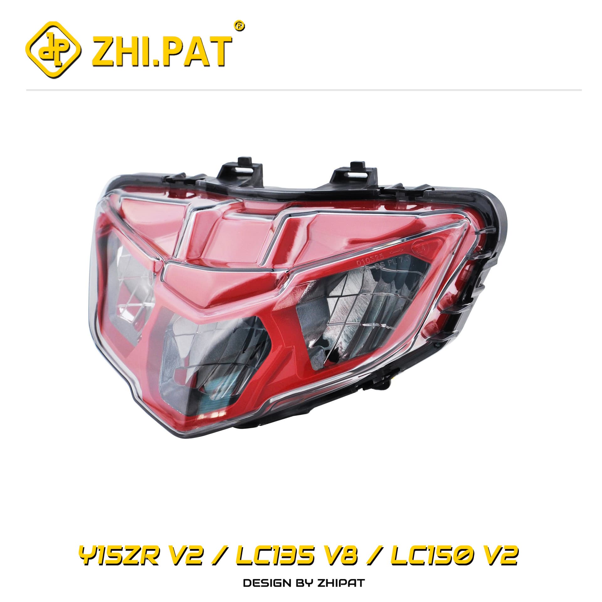 Suitable for Y15ZR V2/LC150/SNIPER150 V2/LC135 V8 headlight shade base decorative frame