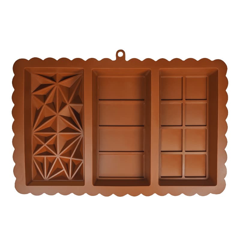 Amazon 3-in-1 Chocolate Mold Food Grade Silicone Baking DIY Chocolate Candy Mold