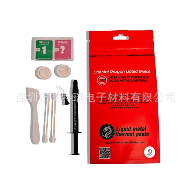Oriental Dragon Liquid Metal Thermal Grease Computer CPU Liquid Metal 1.2g High Cost-Effective Alternative to BLX