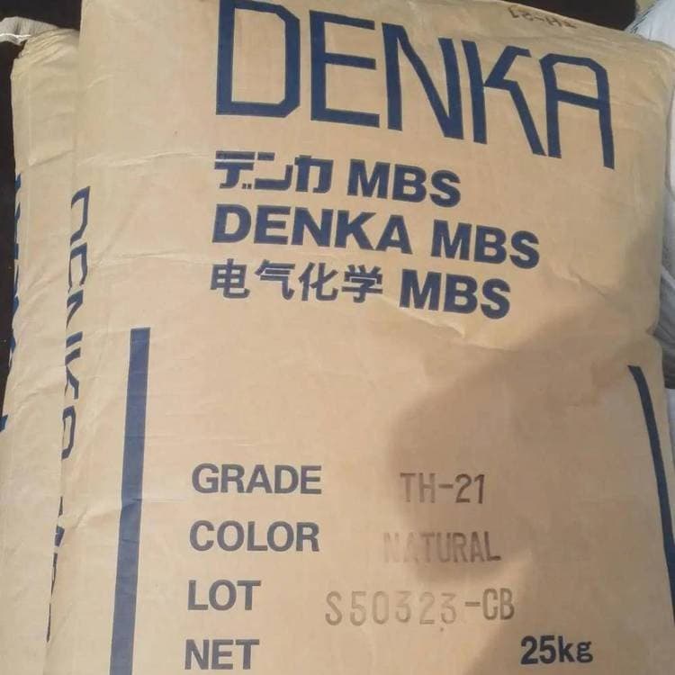 MBS Japan Denka TH-21 General Grade, High Flow, Injection Molding Grade, Transparent