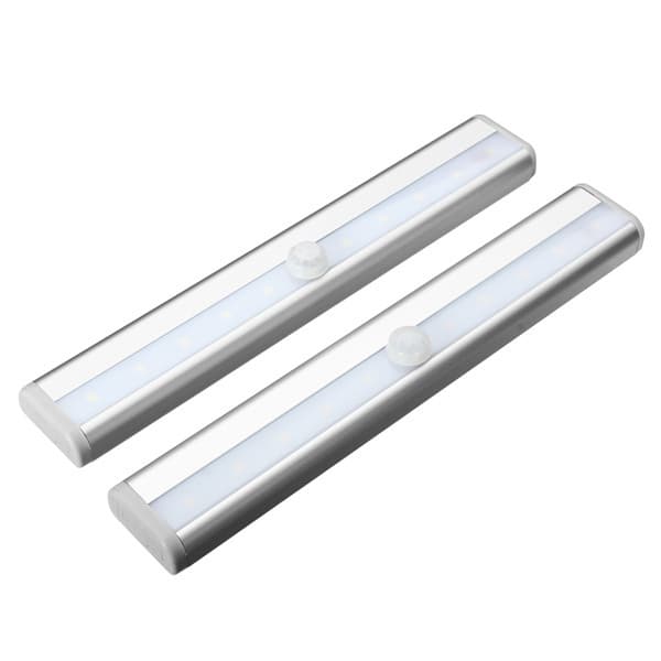 Intelligent human body infrared sensor 10-light night light creative new and unique LED cabinet light bedroom corridor toilet light