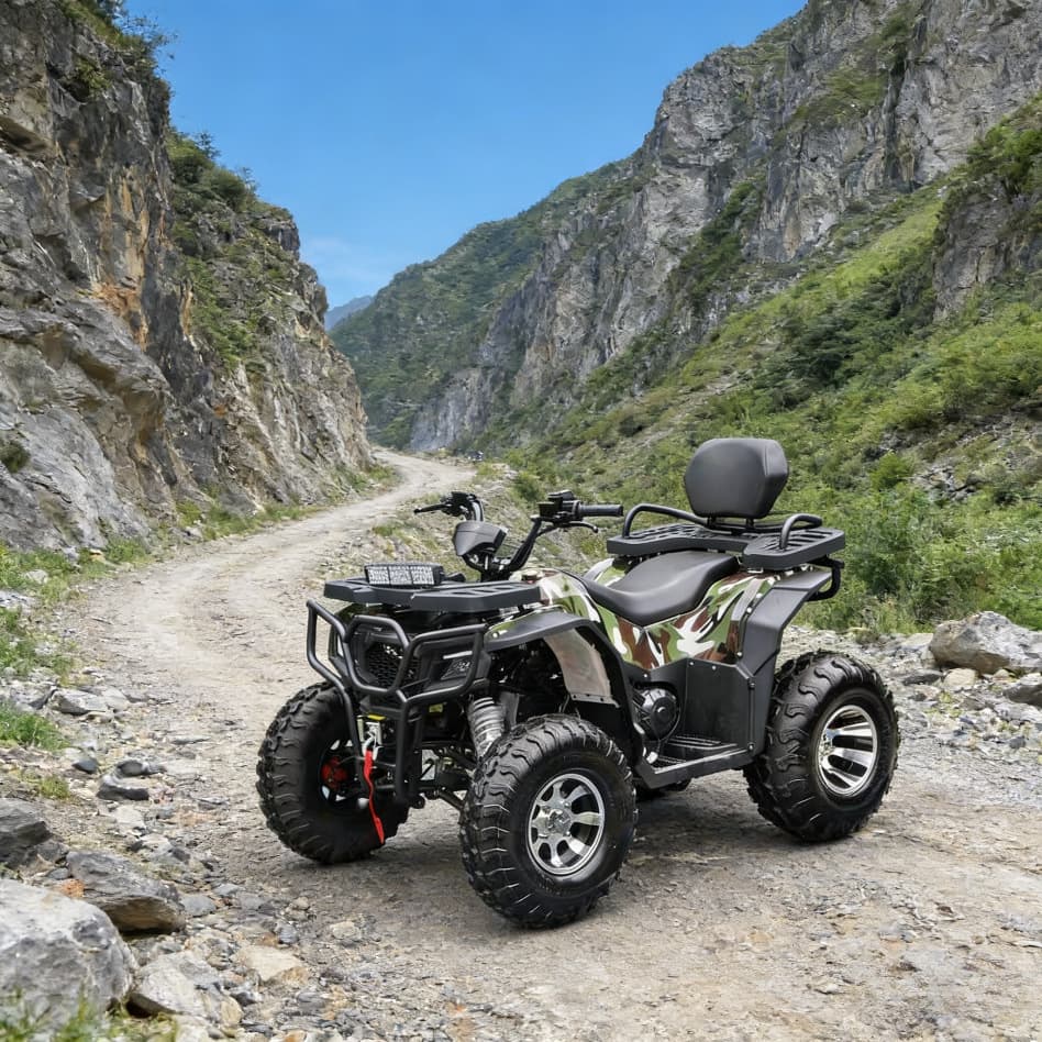 Cross-Mirror ATV Four-Wheel 200cc Off-Road ATV All-Terrain Mountain Gasoline Adult Venue Scenic Area Motorcycle