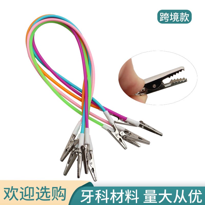 Dental Scarf Clips, Dental Materials, Scarf Clips in Various Colors, Multi-Colored Scarf Clips