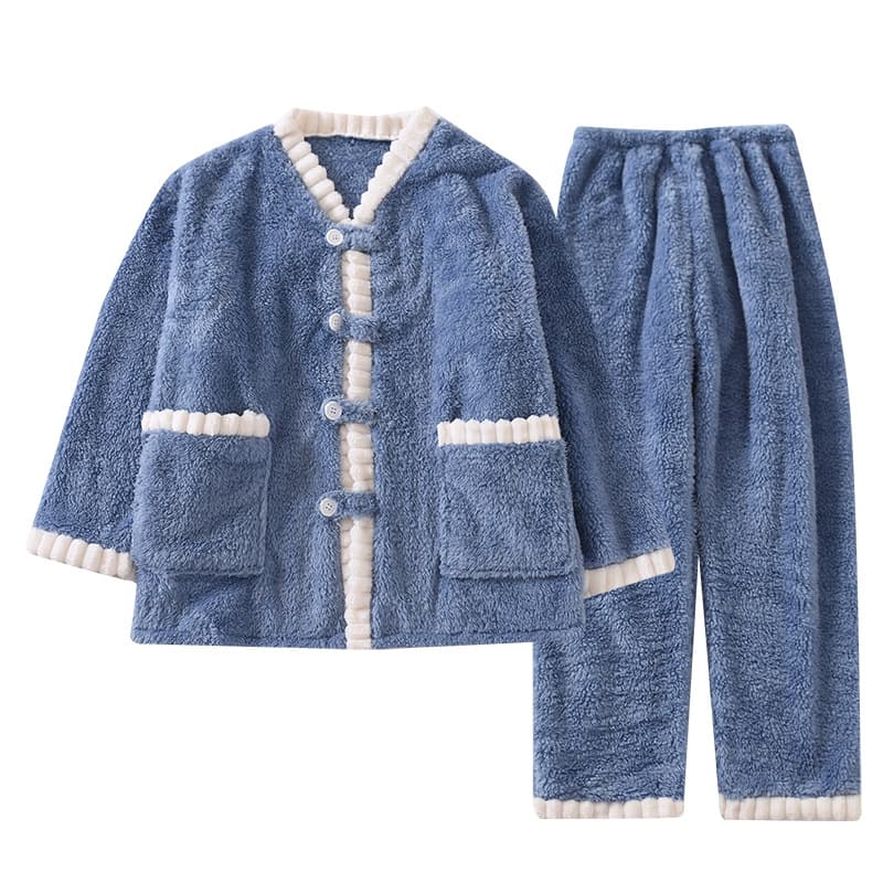 Coral Fleece Pajamas for Women Winter Thickened 2024 New Flannel Autumn Winter Spring Homewear Set