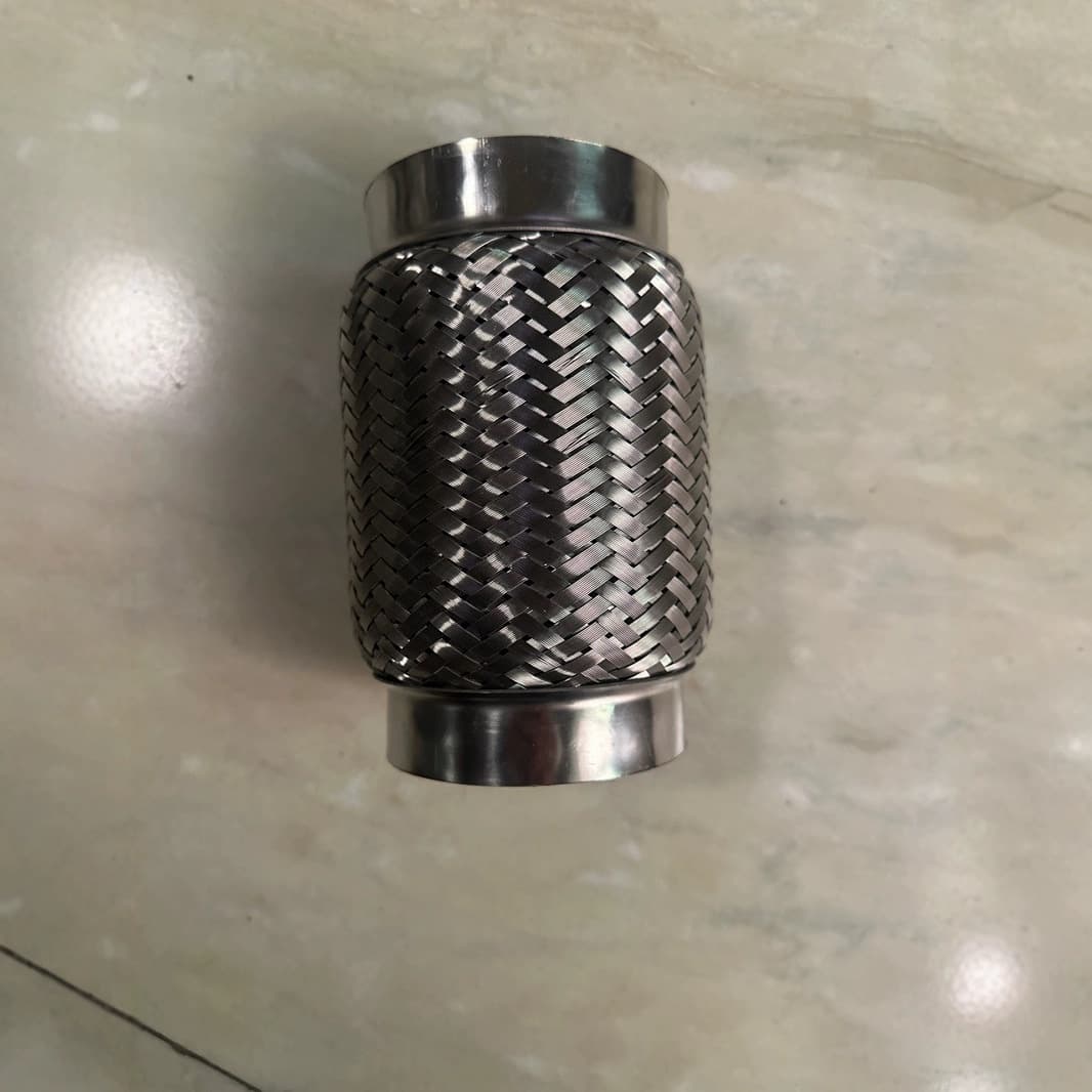 Automotive Stainless Steel Exhaust Flexible Connection Truck Engine Catalytic Converter Front Section Exhaust Flexible Corrugated Silencer Pipe