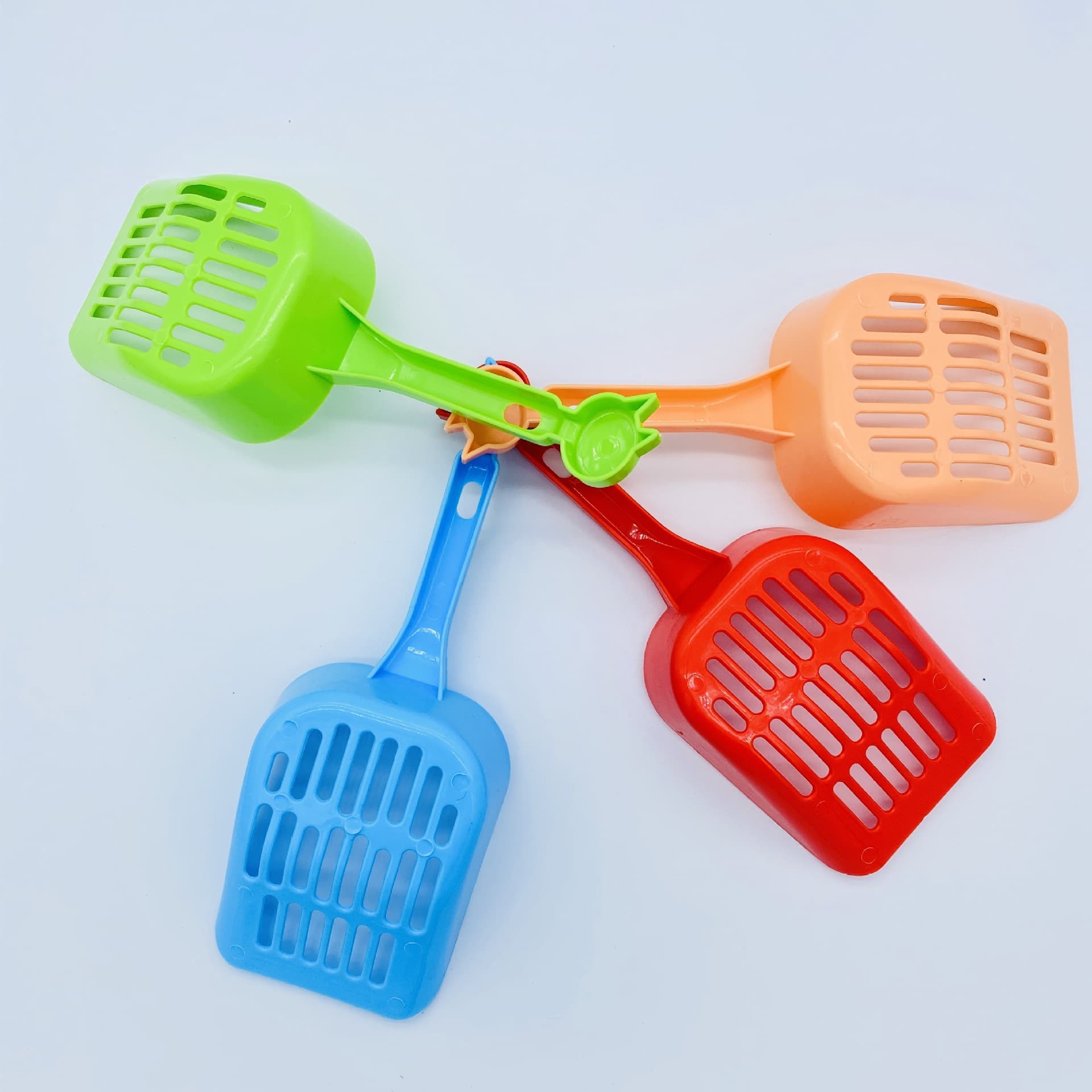 Plastic Cat Litter Scoop Large Poop Scoop Toilet Litter Box Tofu Sand Fluffy Wooden Scoop Cat Cleaning Tool
