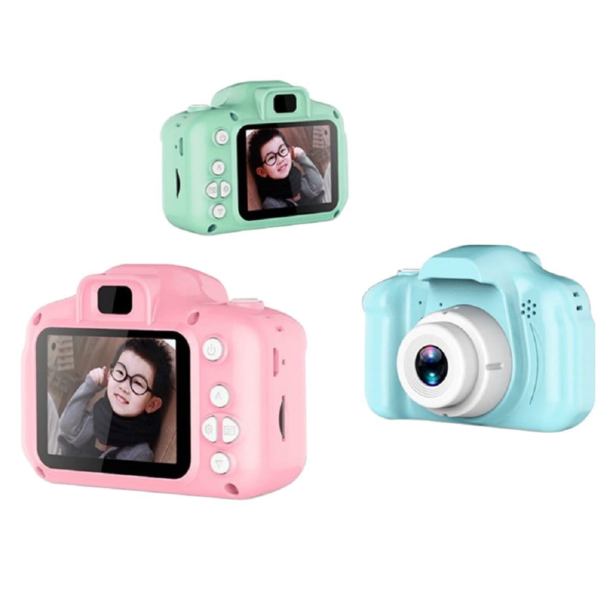 Wholesale x2 HD Kids Digital Camera Cartoon Camera Portable DSLR Camera Gift Toy for Cross-Border