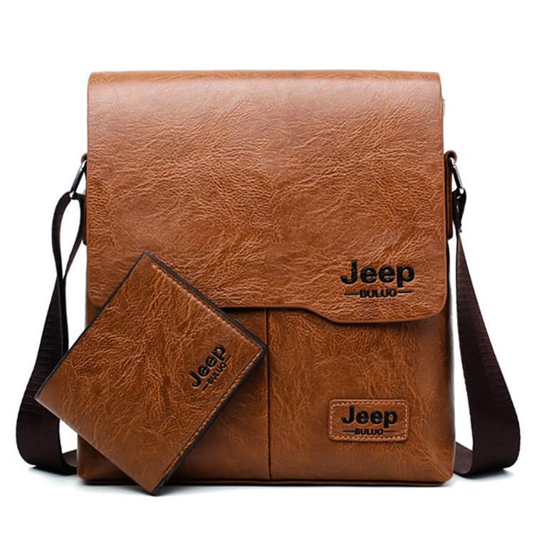 Men's Crossbody Bag 2021 New Style Casual Outdoor Sling Bag Vertical Soft Leather Small Backpack