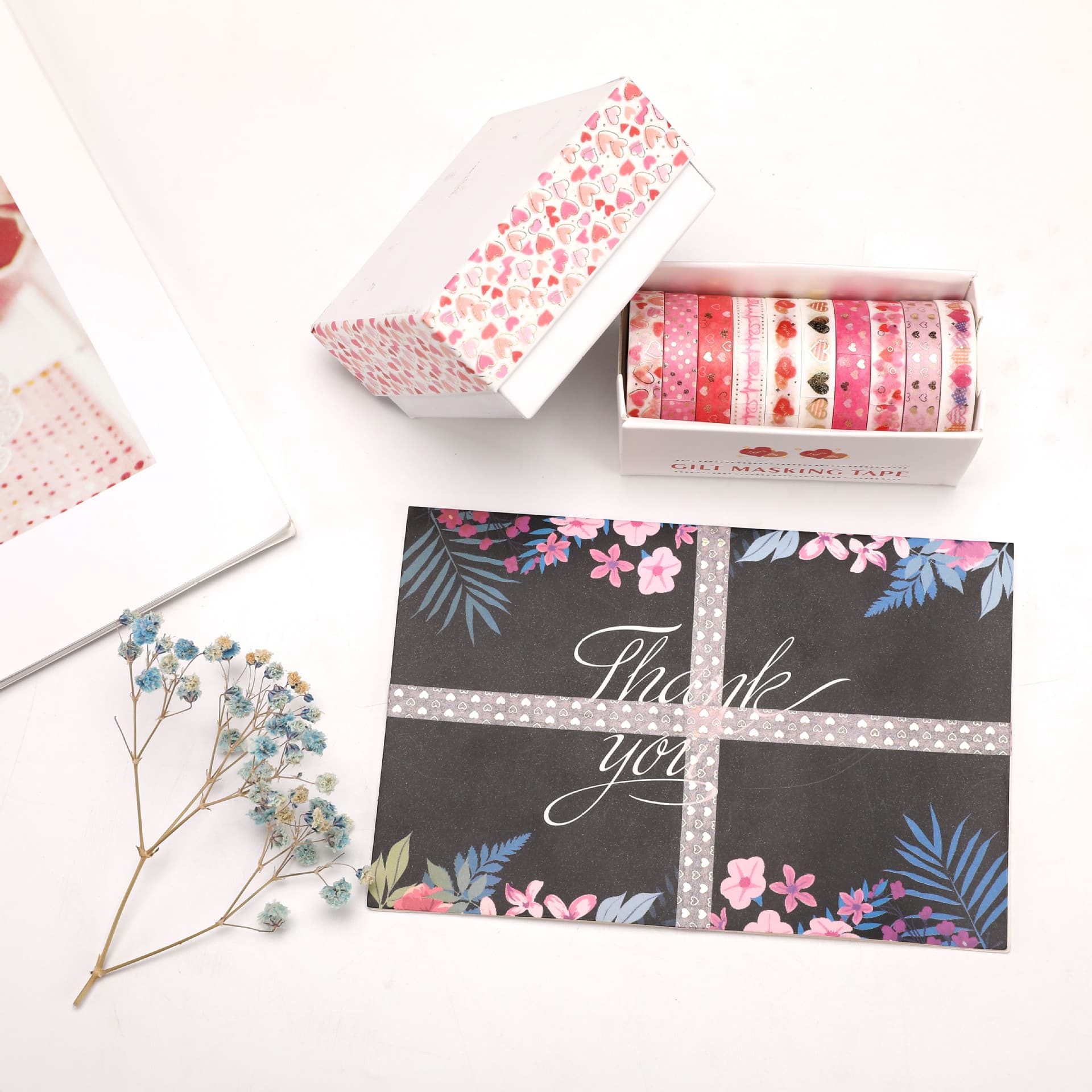 COCO1 Fruity Sweet Candy Series Hot Stamping Washi Tape Set 10 Rolls Cross-border Product Girly Style