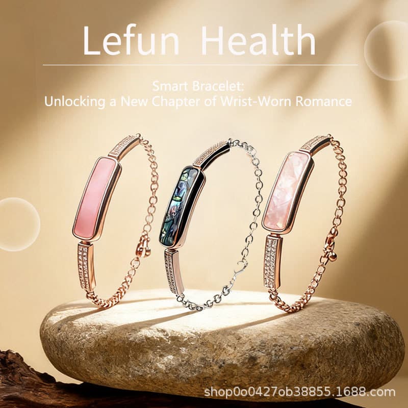 This cross-border best-selling smart bracelet monitors health and fitness, tracks women's menstrual cycles, and supports sleep, heart rate, blood oxygen, and photography.