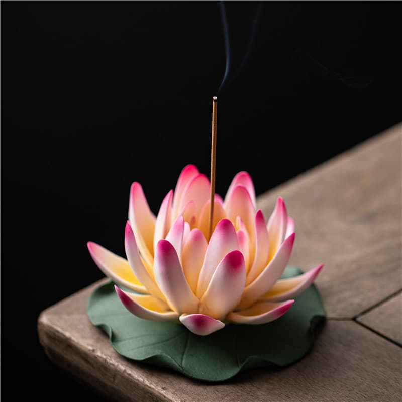 Incense burner household indoor incense insert handmade lotus incense burner line incense base incense insert incense seat plate incense rack tea table aromatherapy furnace