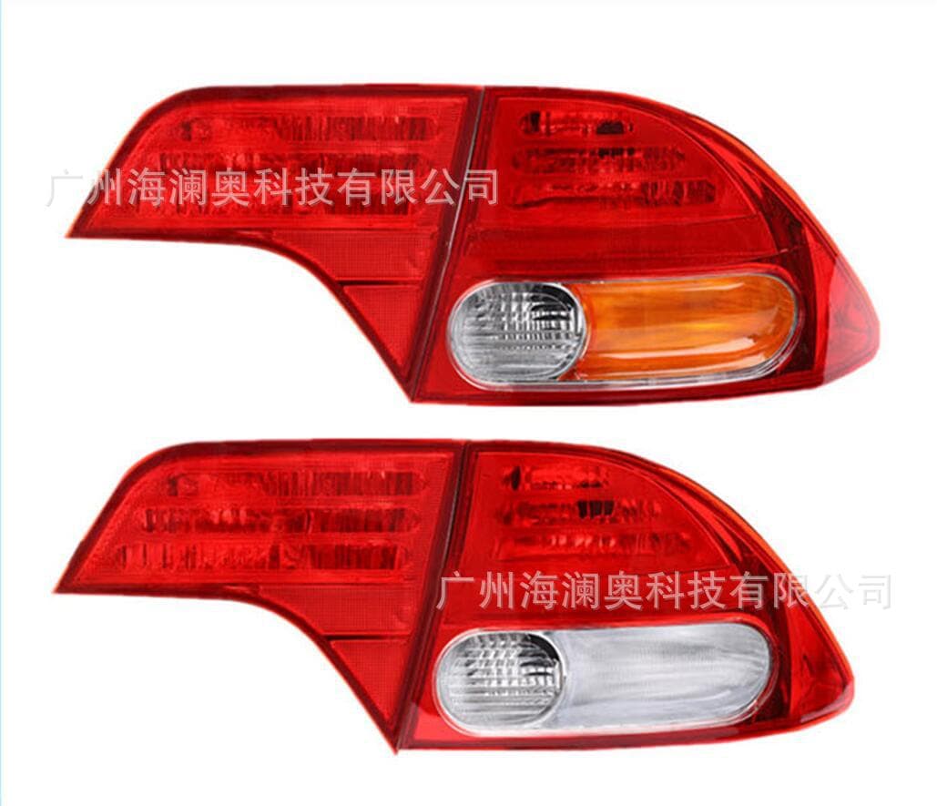 Compatible with Honda Civic rear tail light assembly brake fog light kit tail light for 2006-2011 models