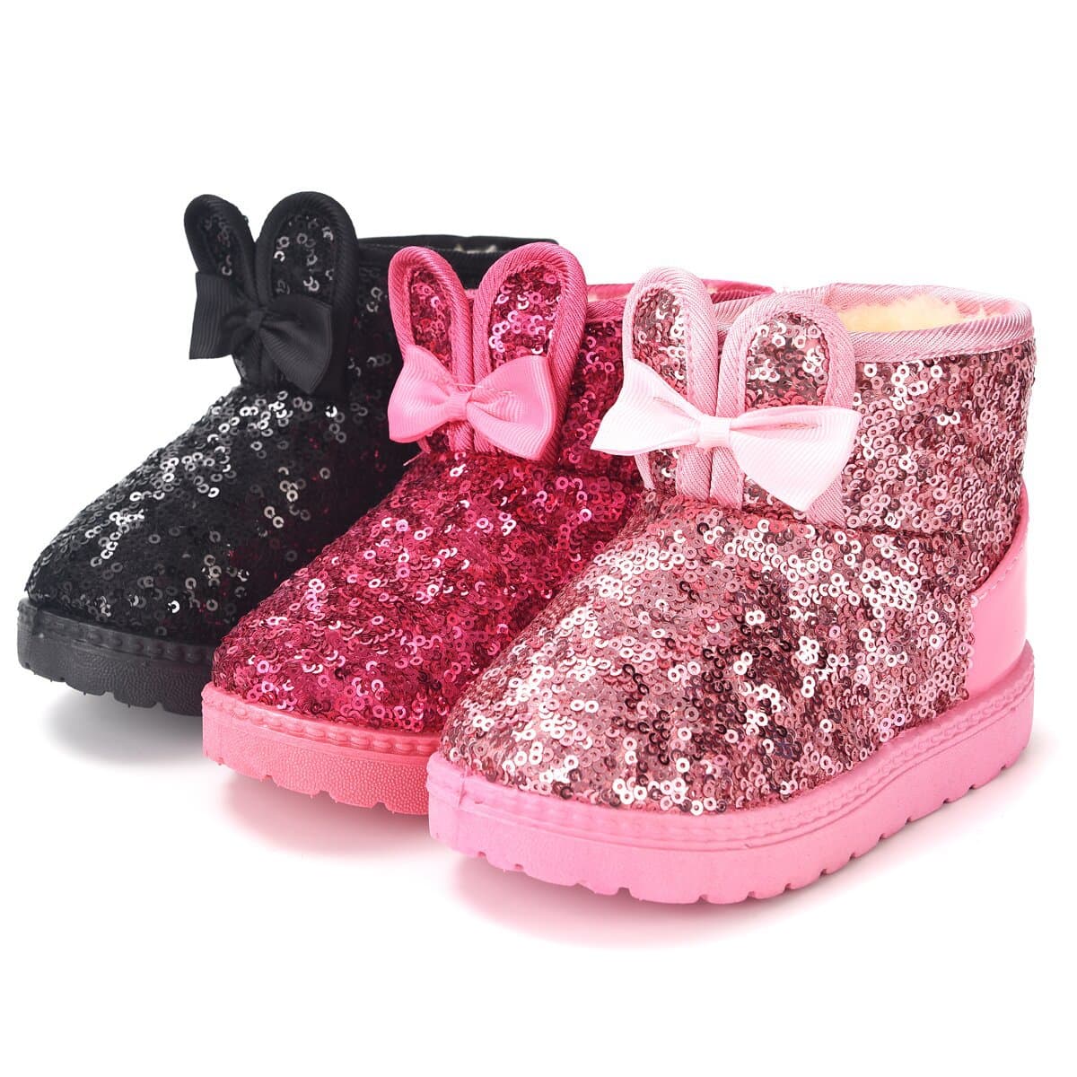 Children's Shoes Wholesale Children Snow Boots Glitter Kids Boots Baby Snow Boots Factory Direct Sales Drop Shipping