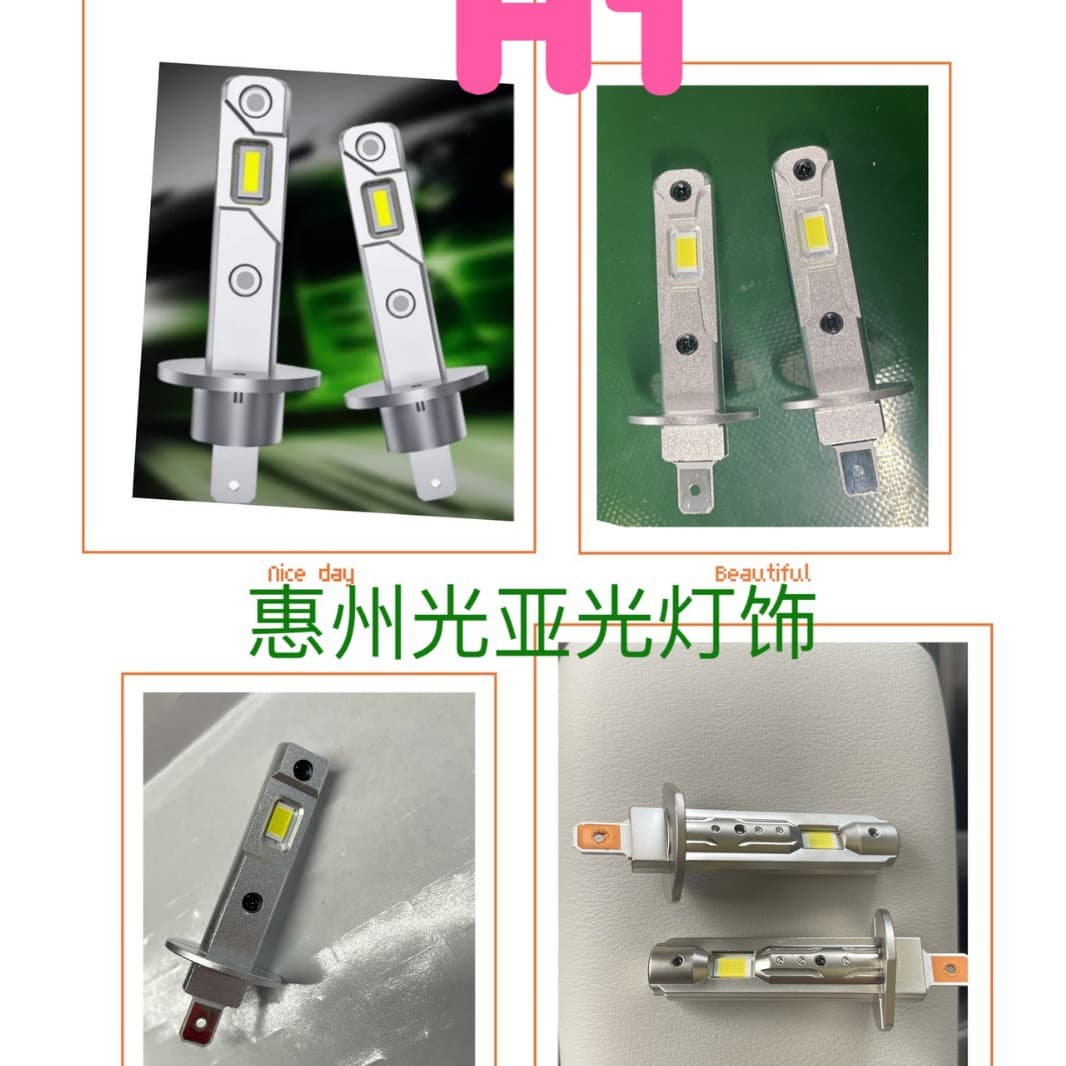 Cross-Best-Selling Car LED Lights, 1:1 Replica of H1 Collection, Universal for Mini Cars, Direct Sales from Manufacturer
