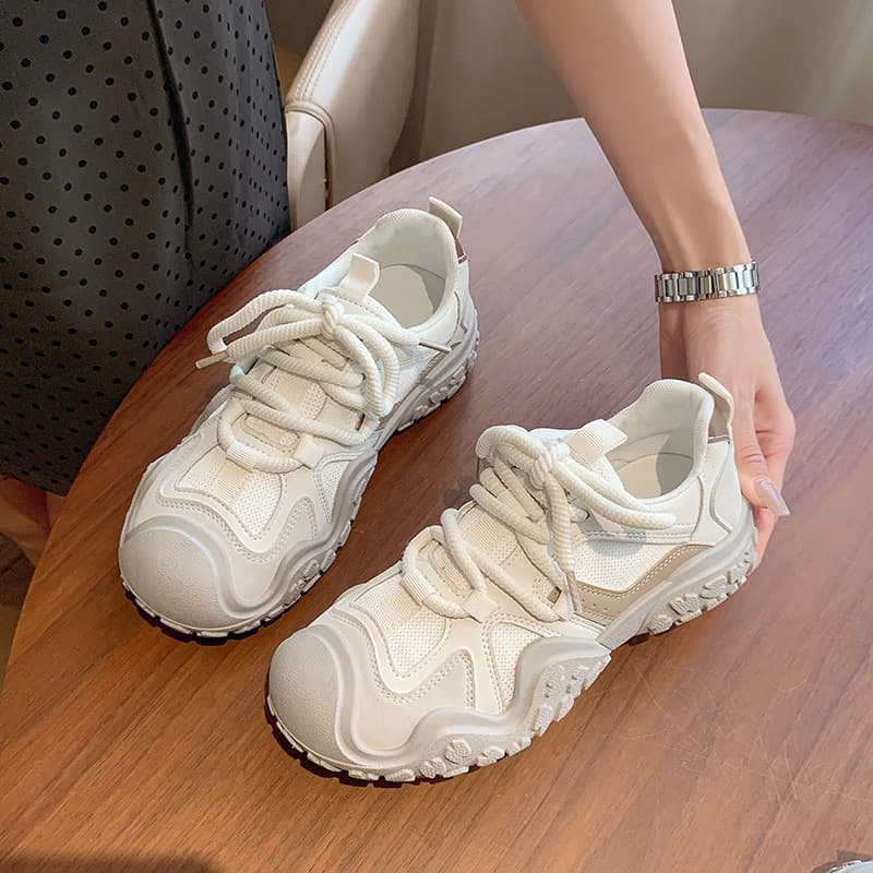 Women's Shoes 2026 New Summer Trendy Casual Sneakers Mesh Breathable Versatile Hiking Shoes