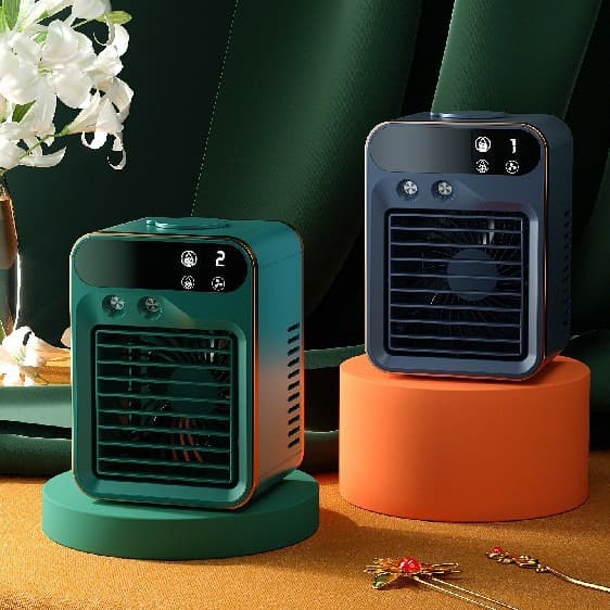 New Air Conditioner Fan Cooling Portable Mini Cooler Desktop Summer Household Dormitory Cool Fan Gift Bulk Purchase Wholesale