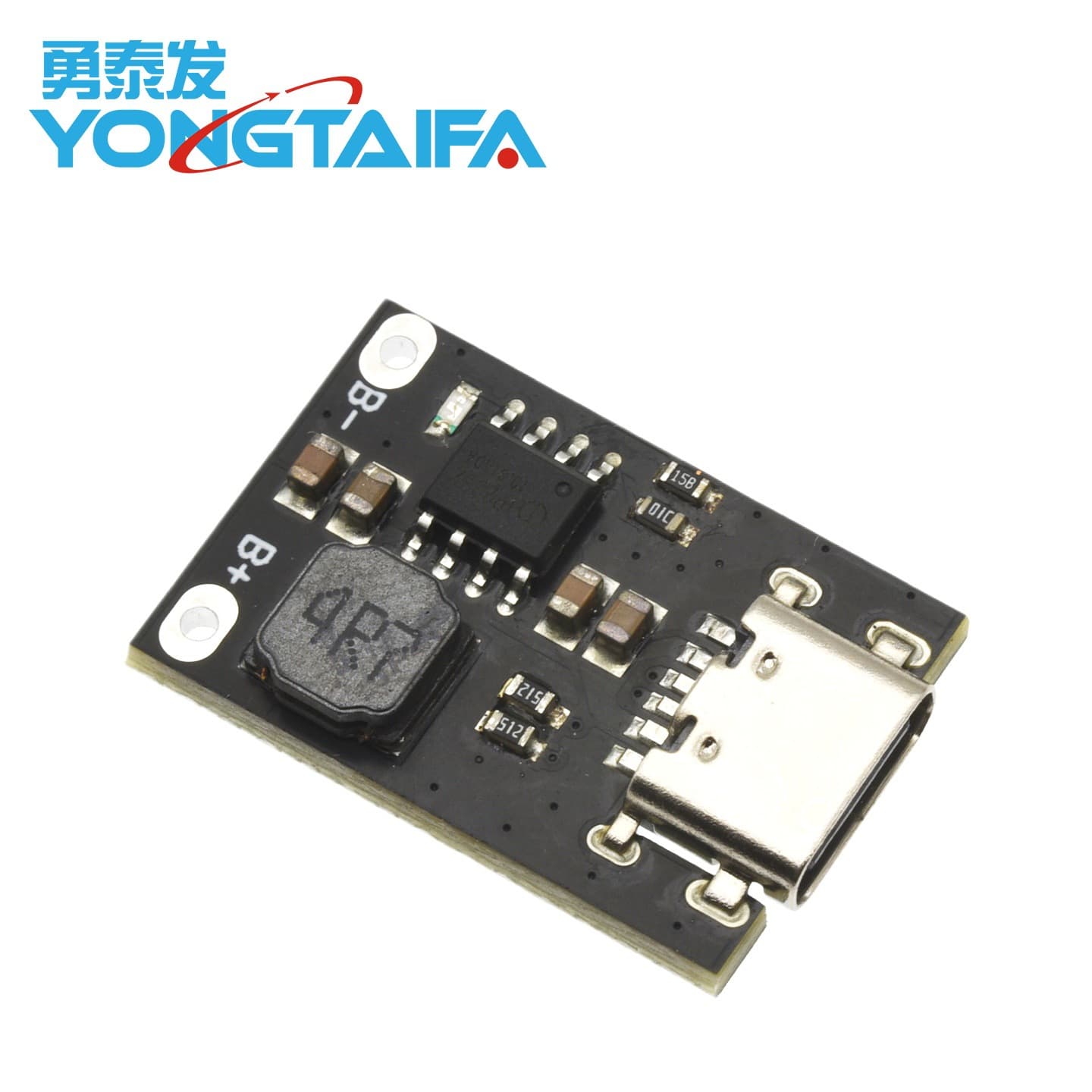 Single-cell 3.2V LiFePO4 Battery Dedicated Charging Module 3.6V 2.4A High Current Type-C Port Charging Board