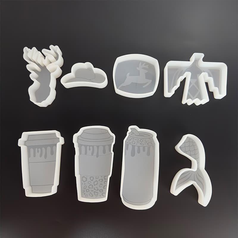 Deer Hat Fish Tail Aroma Mold Silicone Mold DIY Cup Cola Cup Wild Goose Aroma Mold Silicone Mold