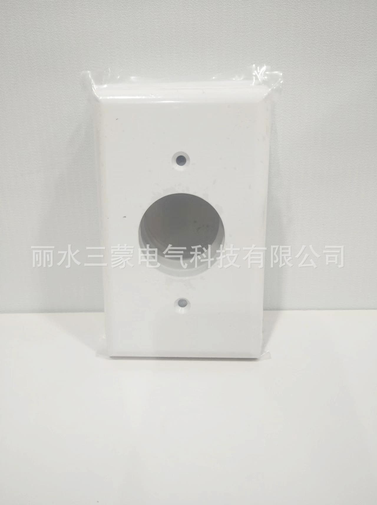 Factory Hot Sale US American Standard Single-Gang Socket Plastic Panel, American Round Hole Socket Panel with Screws