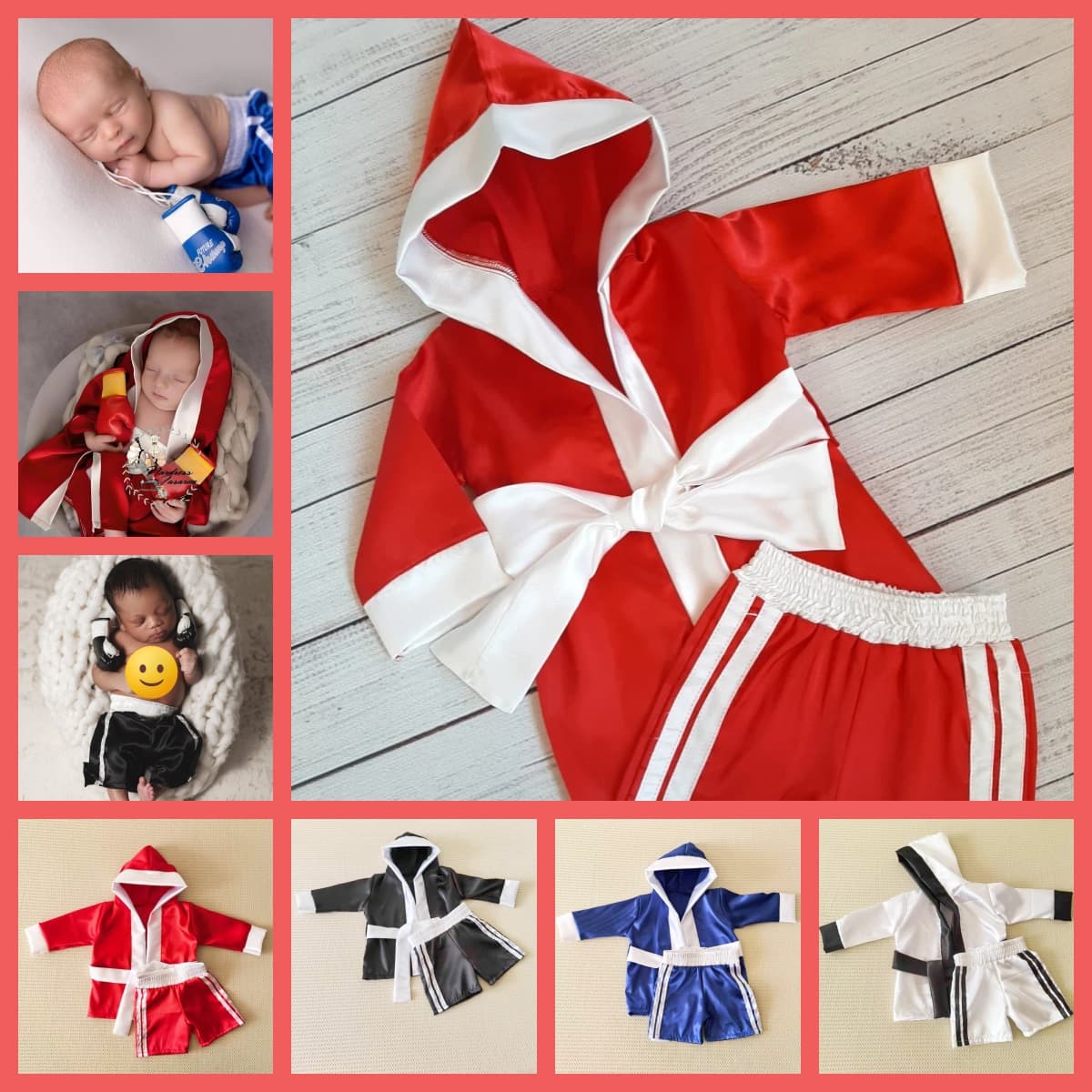 Cross-border E-commerce New Baby Boxing Outfit Photography Studio Full Moon Newborn Baby Photography Costume