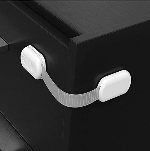Child safety protection drawer lock Amazon child protection lock multifunctional cabinet door refrigerator lock child anti-pinch