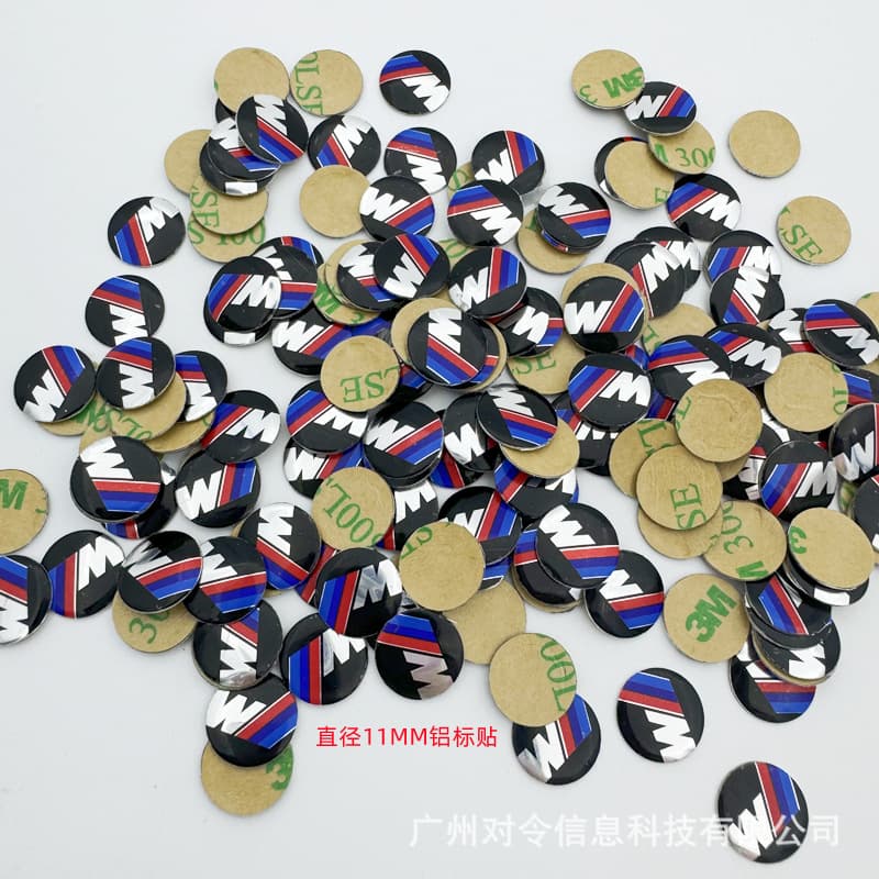 BMW Key Sticker M Badge Remote Key Shell Label for 3 5 7 Series X3 X5 X6 Car Emblem Logo Decal