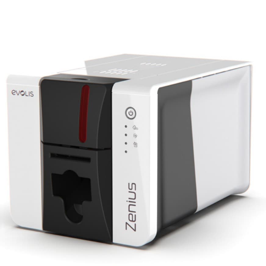 Evolis Zenius2 Card Printer for Employee IDs, Campus Student Cards, and Transportation Cards