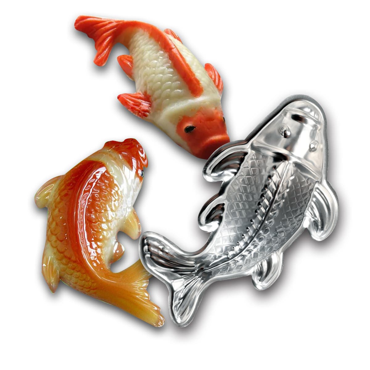 Fish-shaped rice cake mold, cartoon animal cake mold, koi fish every year, mousse cake mold, fish-shaped mousse jelly mold