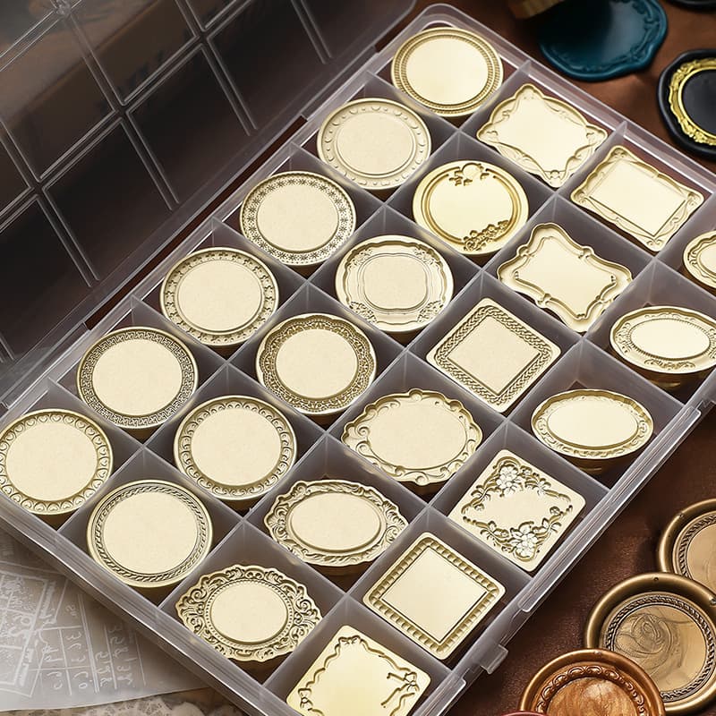 New product matte photo frame series new technology 42 styles of framed lacquer seal head brass engraving wholesale
