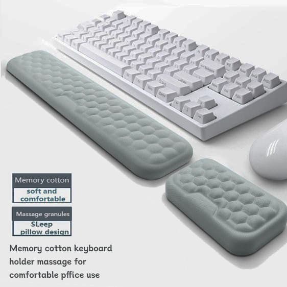 Mouse Pad Keyboard Wrist Rest Memory Foam Office Essential Comfortable Wrist Support Cushion