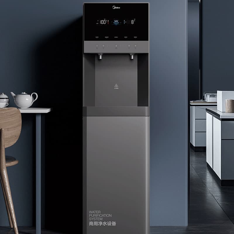 Midea Commercial Direct Drinking Machine ZRO1300M-UL Three-Temperature Ice Water 300G Reverse Osmosis 2 Faucets L1300 Water Purifier