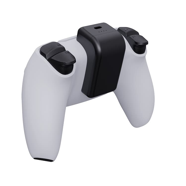 PS5 Wireless Controller Back Clip Battery High Capacity 1800mAh Polymer Portable Plug and Play P5 Controller Power Supply