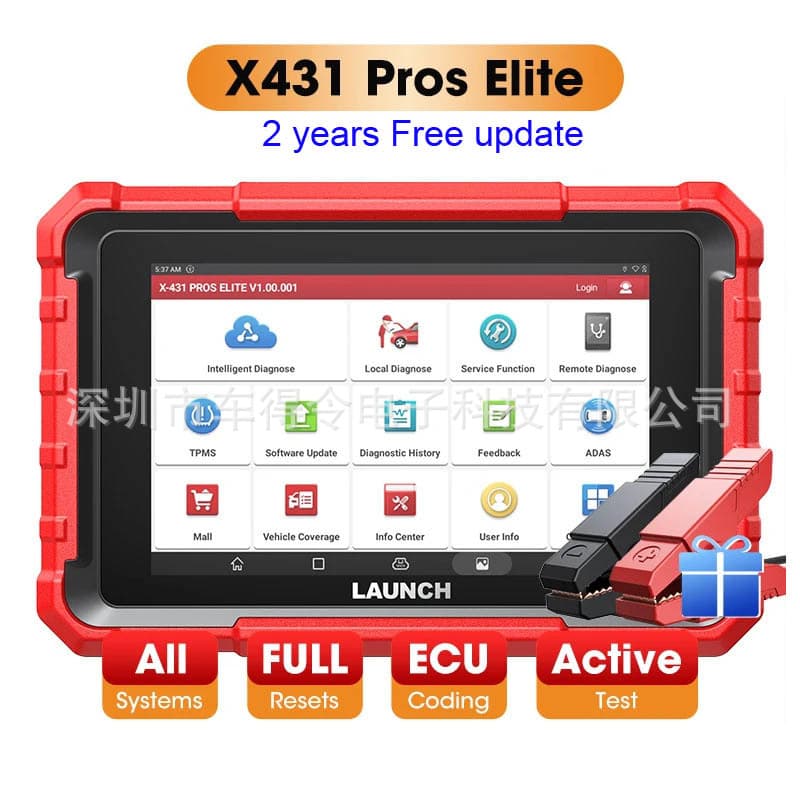Launch X431 Pros Elite Car Diagnostic Tool 2-Year Free Update